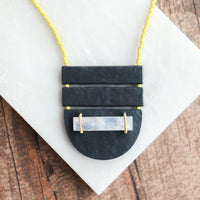 Moonstone & Neon Stacked Necklace