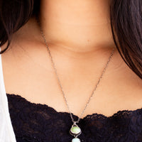 Turquoise Four Stone Necklace