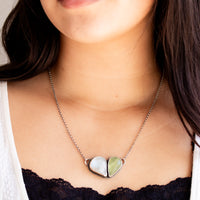 Moonstone + Prehnite Necklace