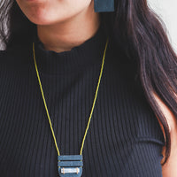 Moonstone & Neon Stacked Necklace