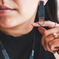 Montana Agate Shingle Earrings