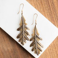 Oak Leaf Earrings no.1