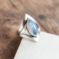 Size 7.5 | Moonstone Marquis Ring