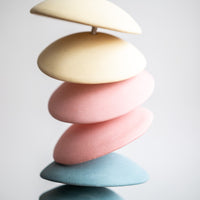 Yellow & Pink Ceramic Chimes | 10 Discs