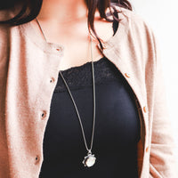 Mother of Pearl Meraki Necklace 30"