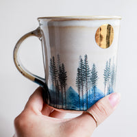 Mountain Tree Line Mug
