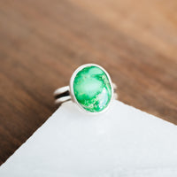 Size 6.75 | Emerald Valley Turquoise Oval Ring