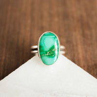 Size 8.5 | Emerald Valley Turquoise Oval Ring