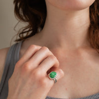 Size 6.75 | Emerald Valley Turquoise Oval Ring
