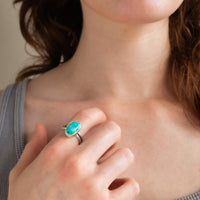 Size 9 | Sonoran Turquoise Oval Ring