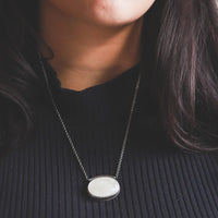 Rainbow Moonstone Oval no.2 Necklace