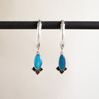 Australian Opal Meraki Hoop Earrings no. 1