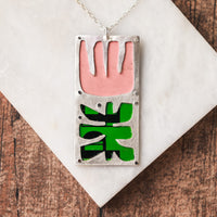 Flower Silhouette Necklace