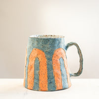 Arches Mug | Slate/Peach