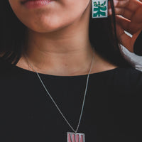 Flower Silhouette Necklace