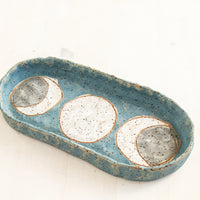 Moon Phases Oval Tray | Slate