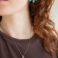 Druzy Crystal & Turquoise Earrings