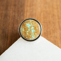 Size 7.5 | #8 Turquoise Large Round Ring
