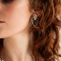 #8 Turquoise Radiate Stud Earrings 1