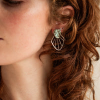 #8 Turquoise Radiate Stud Earrings 4
