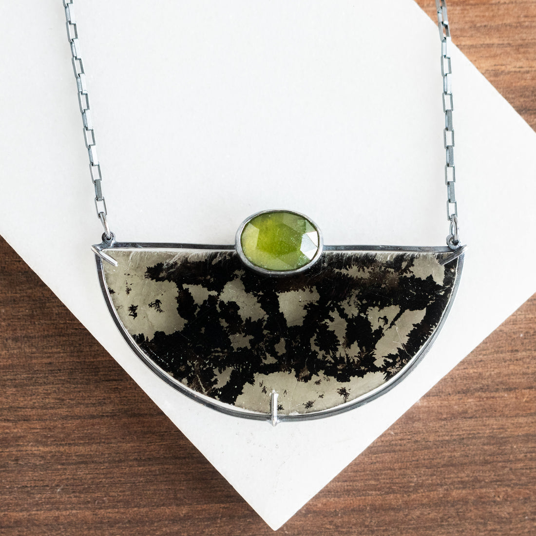 Mica & Vesuvianite Necklace