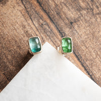 Blue/Green Tourmaline Stud Earrings