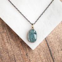 Kyanite 14k Drop Necklace