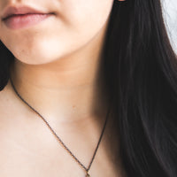Kyanite 14k Drop Necklace