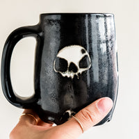Triple Skull Black Mug 4