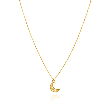 Luna Pendant Necklace | Gold