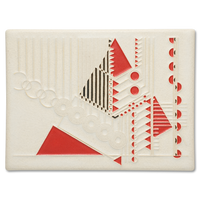 Motawi Taliesin Tree in Red - 6x8