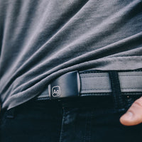 Silver Reversible Delridge Belt