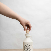 Maple Syrup Jar | White
