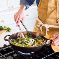 12" Dual Handle Cast Iron Skillet