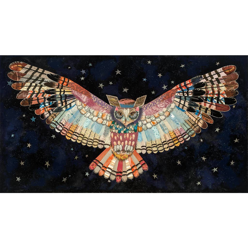 The Protector II Owl at Night  | Archival Print