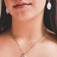 Pink Snowdrop Necklace