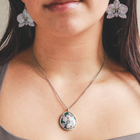 Orchid Silhouette Earrings