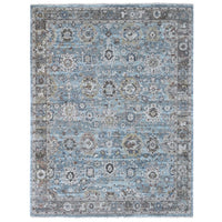 9'0" x 11'9" | Blue Distressed Persian | Wool | 210000028912