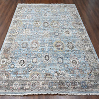 9'0" x 11'9" | Blue Distressed Persian | Wool | 210000028912