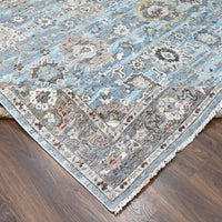9'0" x 11'9" | Blue Distressed Persian | Wool | 210000028912