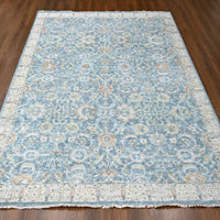 9'0" x 12'0" | Blue Distressed Persian | Wool | 210000028929