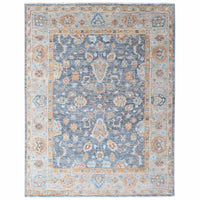 8'10" x 12'0" | Grey Oushak | Wool | 210000028930