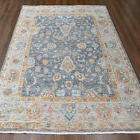 8'10" x 12'0" | Grey Oushak | Wool | 210000028930