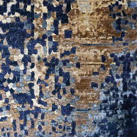8'0"x9'8" | Blue Mosaic | Wool & Silk | 210000031262