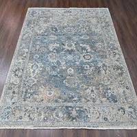 7'7" x 9'9" | Blue Erased | Wool | 210000032101