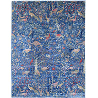 9'0"x11'8" | Blue Peshawar | Wool | 210000031311