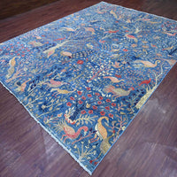 9'0"x11'8" | Blue Peshawar | Wool | 210000031311