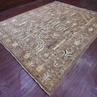 9'6"x11'8" | Brown Oushak | Wool | 210000031296