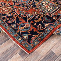 8'0"x9'10" | Orange Heriz | Wool | 210000031272