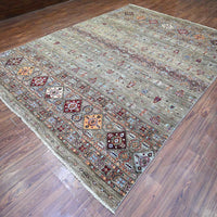 8'6" x 11'8" | Sage Gray Kazak | Wool | 210000026293